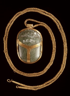 Image of the artifact titled Heart Scarab
