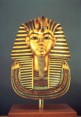Image of the artifact titled Mask of Tutankhamen
