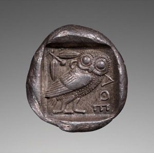 Photo showing a Greek coin