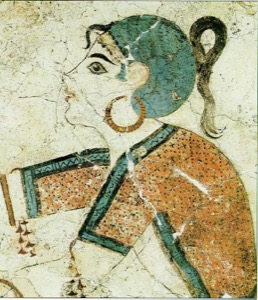 Photo of wall painting of a girl