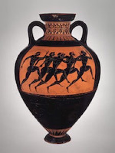 Image of Greek vase showing runners