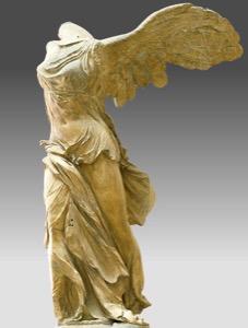 Photo of the Winged Victory Statue